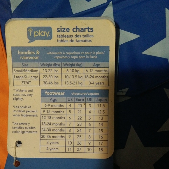 i play Blue Star Pattern Hooded Jacket - Picture 4 of 6